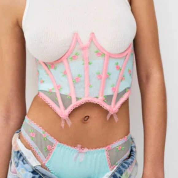 For Love and Lemons Picnic Party Corset - Picture 1 of 5
